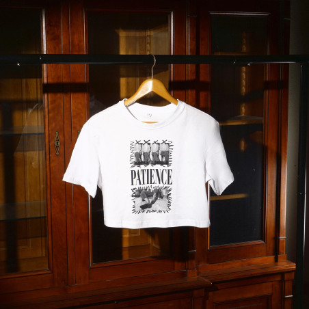 Organic Crop Top "Patience"