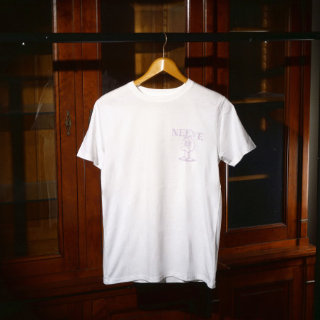 White Shirt (purple backprint)